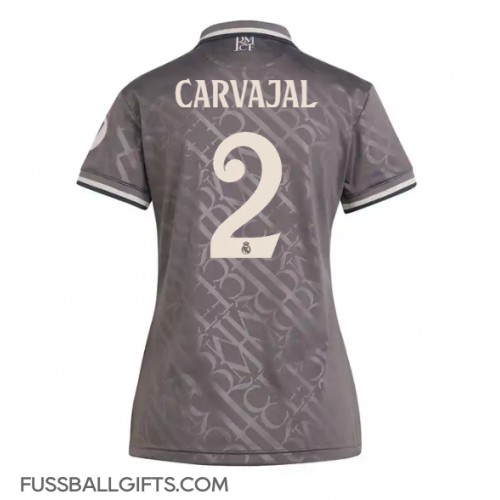 Real Madrid Daniel Carvajal #2 Fußballbekleidung 3rd trikot Damen 2024-25 Kurzarm